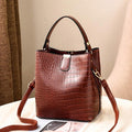 Bolsa De Couro Feminina - Crocodilo Style