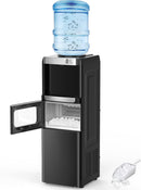 Dispenser com Máquina de Gelo AquaIce Pro™ 3 em 1 – Água Quente, Fria e Gelo Automático para Casa e Escritório