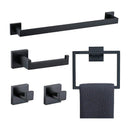Kit Acessórios Para Banheiro Aço Inox 5 Peças