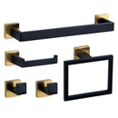 Kit Acessórios Para Banheiro Aço Inox 5 Peças