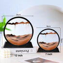 Quadro de Areia em Vidro Ampulheta 3D - Sandscape