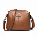Bolsa de Couro de Alça Transversal -  Bali